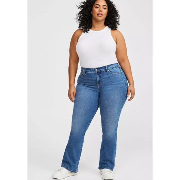 Torrid Jeans Womens 22W 24W 26W Boot TRIO FIT Very Forgiving Bootcut High Rise